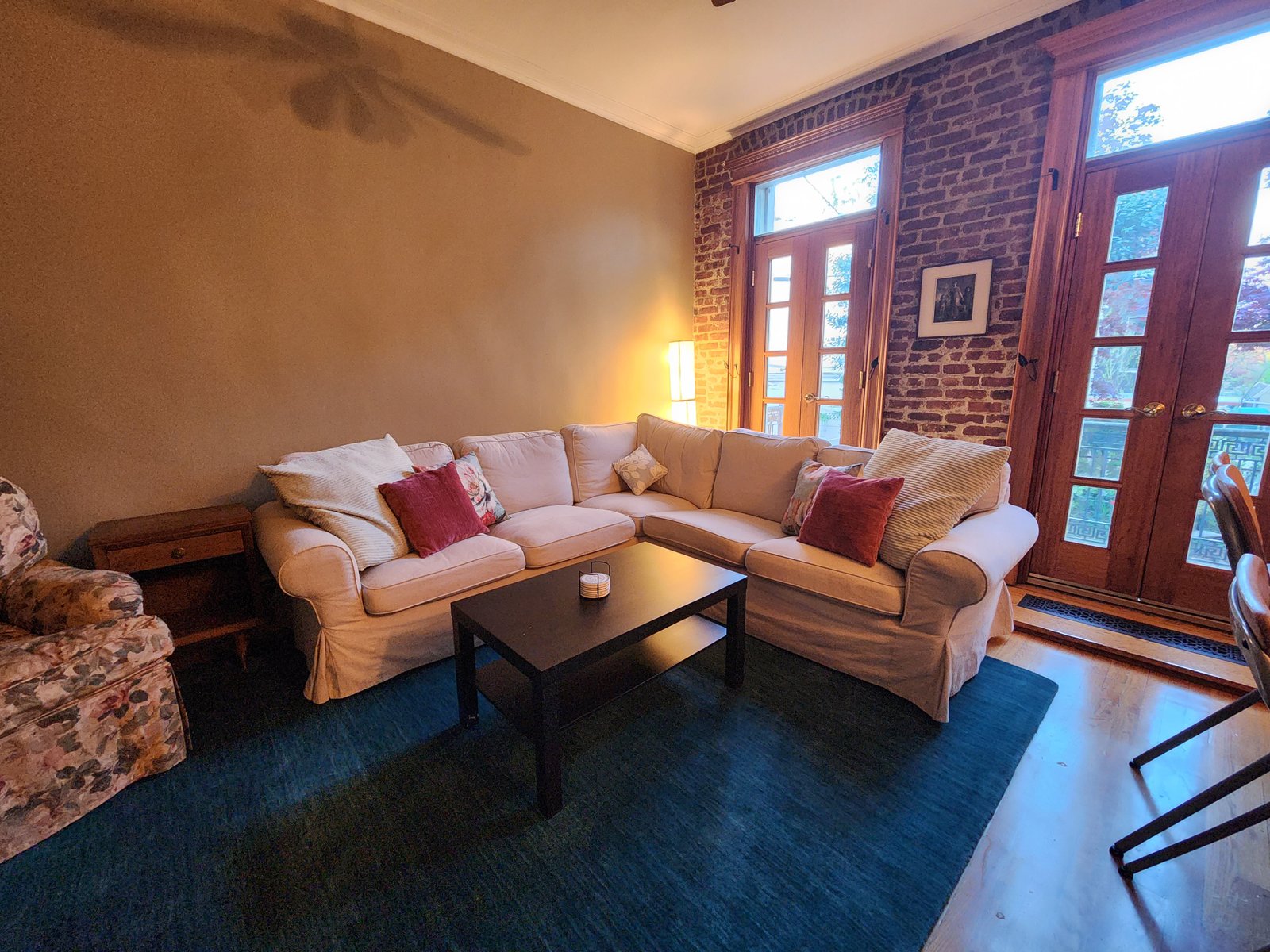 A cleaned living space
